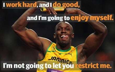 Usain Bolt quote