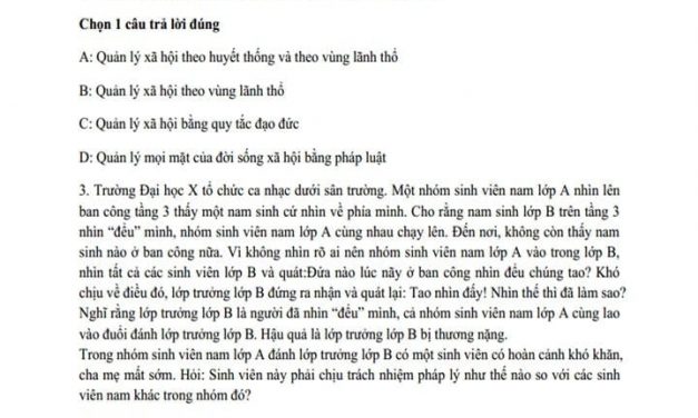 Tổng hợp tài liệu trắc nghiệm Khoa học Xã hội