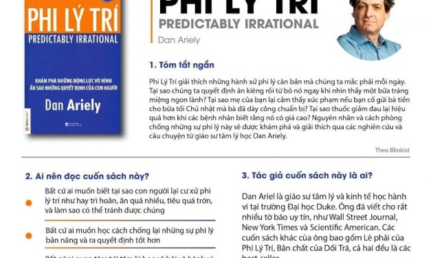 Review sách Phi Lý Trí – Dan Ariely